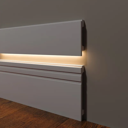 Плинтус напольный DD724 из полистирола Decor-Dizayn