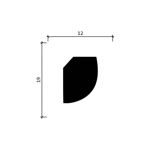Потолочный карниз DD02 из полистирола Decor-Dizayn