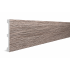 Плинтус напольный 708-80SH из полистирола в ламинации Decor-Dizayn