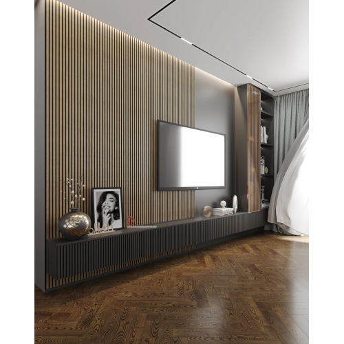 904-64SH Панель стеновая из полистирола в ламинации под дерево Decor-Dizayn