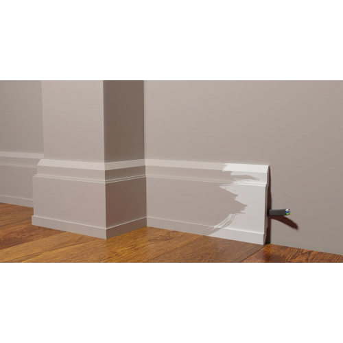 Плинтус напольный DD702 из полистирола Decor-Dizayn