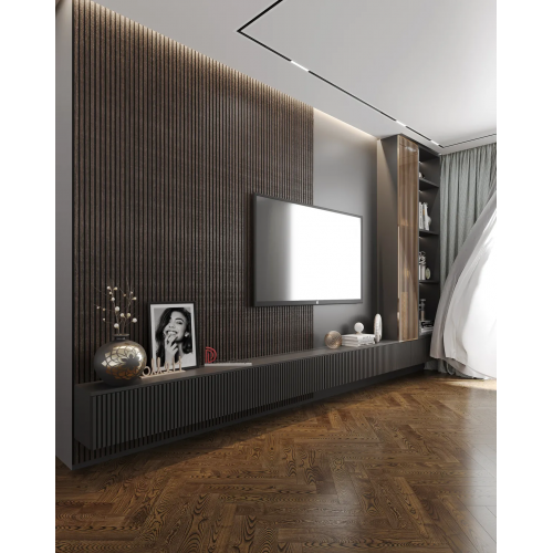 904-67SH Панель стеновая из полистирола в ламинации под дерево Decor-Dizayn