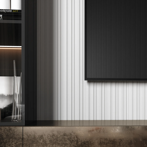Стеновая панель DD924 из полистирола под покраску Decor-Dizayn