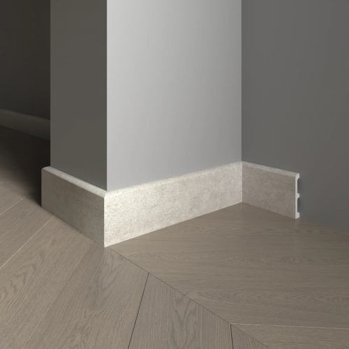 Плинтус напольный 706-25 из полистирола в ламинации Decor-Dizayn