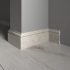 Плинтус напольный 005-25 из полистирола в ламинации Decor-Dizayn