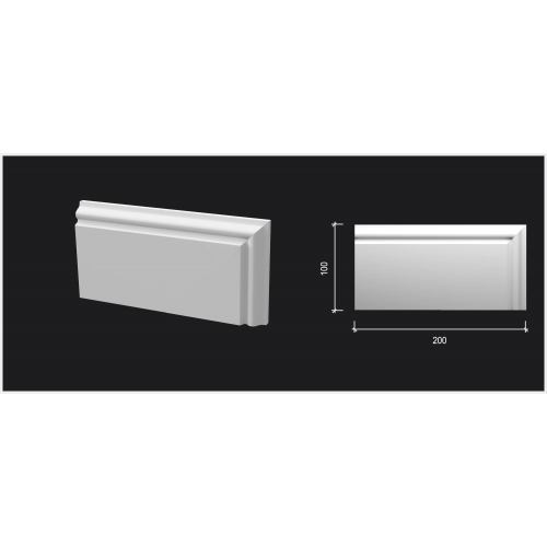 Комплектующий элемент DD701/U4 для плинтуса - конверт в пол влево Decor-Dizayn