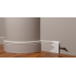 Плинтус напольный DD701F гибкий из полиуретана Decor-Dizayn