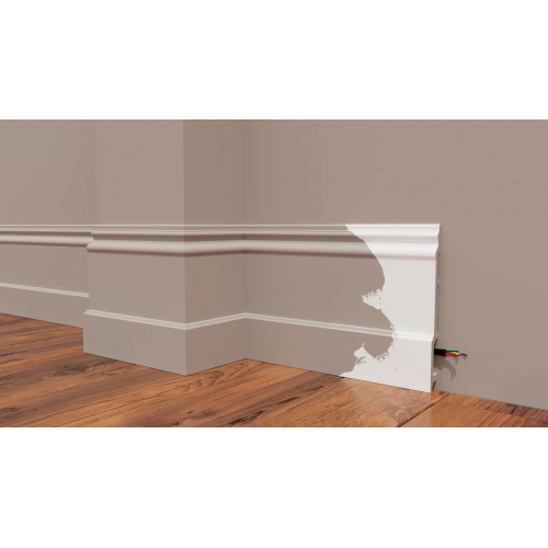 Плинтус напольный DD725 из полистирола Decor-Dizayn