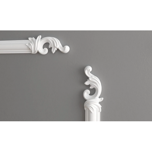 Завершающий элемент H1-DD35 LR из полиуретана Decor-Dizayn