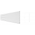 Стеновая панель DD910(3m) из полистирола под покраску Decor-Dizayn