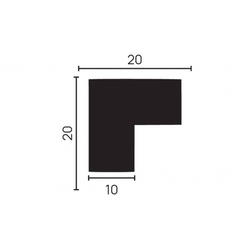 Уголок DD802 из полистирола Decor-Dizayn